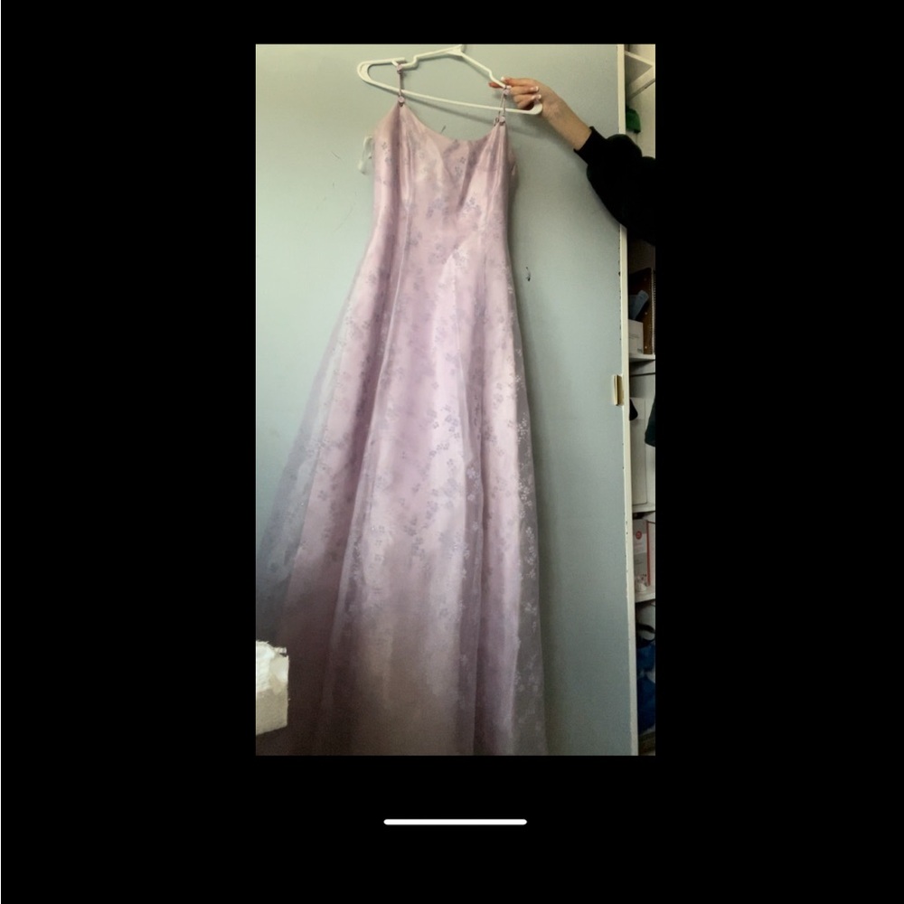 vintage whimsical Lavender Prom Dress